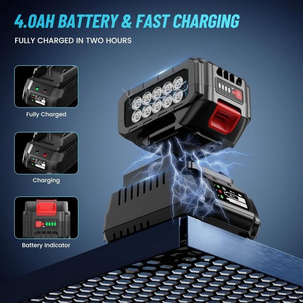 Seesii 4000mAh Li-ion Battery— 21V / 40V - Image 2