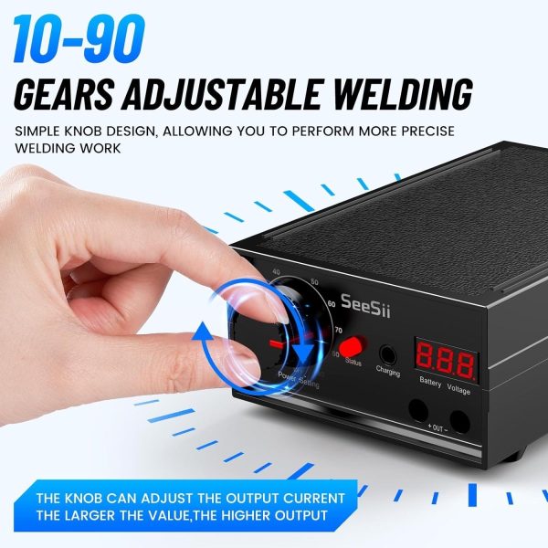 Seesii 8000W Spot Welder SEE-08 10-90 Gears with Dual Pulse Output - Image 3