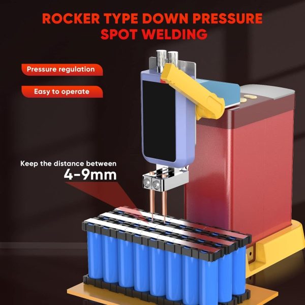 Seesii 801D Spot Welder 12KW Capacitor for 0.1-0.3mm Nickel Strip - Image 7