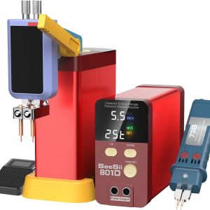 Seesii 801D Spot Welder 12KW Capacitor for 0.1-0.3mm Nickel Strip
