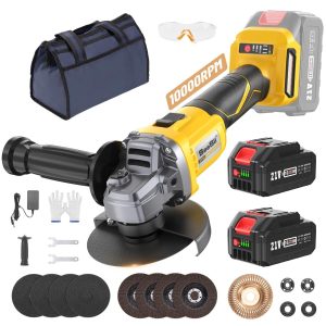 SEESII AG0200S Cordless Angle Grinder 4-1/2",  10,000RPM Brushless