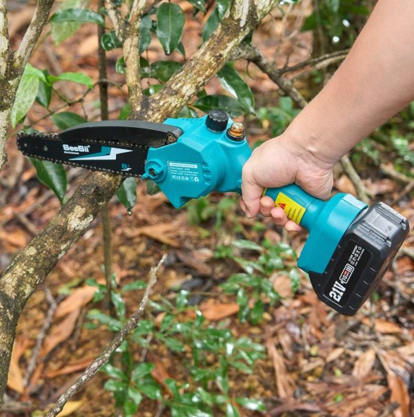 SeeSii M8 Pro Mini Chainsaw 8 Inch Battery Powered for Tree Pruning