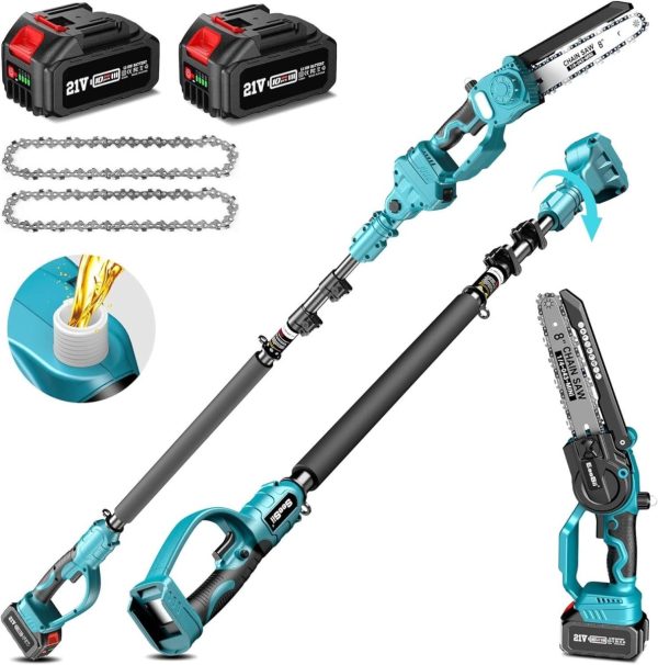 Seesii P8 Ace 2-in-1 Pole Saw & MiniChainsaw, battery powered pole chainsaw - Image 3