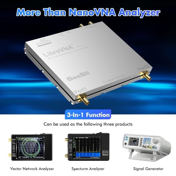 Seesii LibreVNA 2.0 Vector Network Analyzer 100kHz-6GHz - Image 4