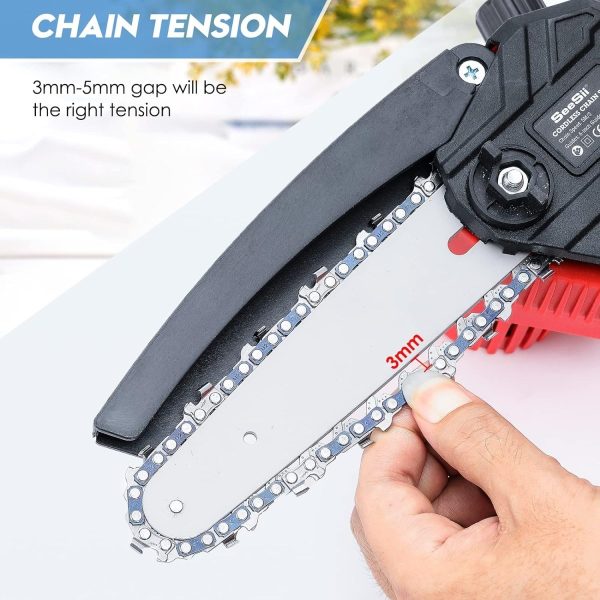 Seesii Mini Chainsaw Chain Replacement for Seesii And All Brands Mini Chainsaw - Image 7