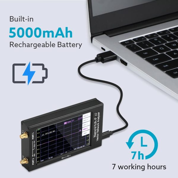 Seesii NanoVNA-F V2 4.3'' Vector Network Analyzer 50kHz-3000MHz - Image 4