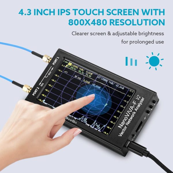 Seesii NanoVNA-F V2 4.3'' Vector Network Analyzer 50kHz-3000MHz - Image 3