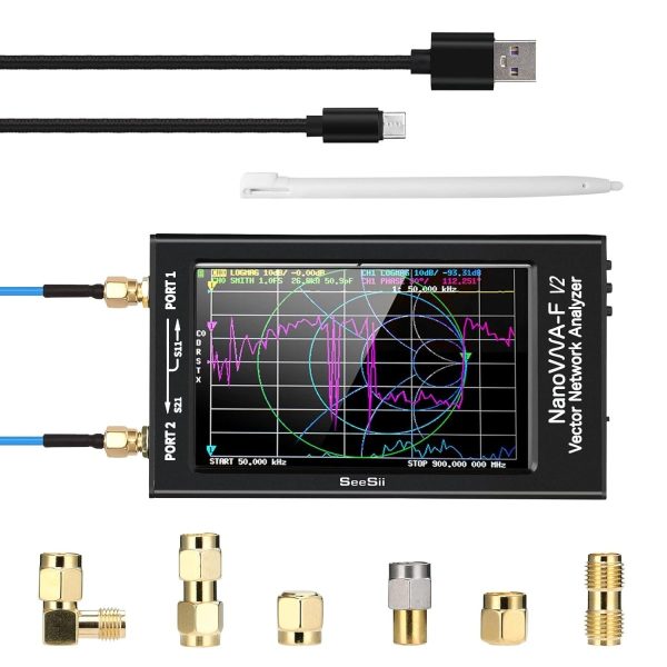 Seesii NanoVNA-F V2 4.3'' Vector Network Analyzer 50kHz-3000MHz