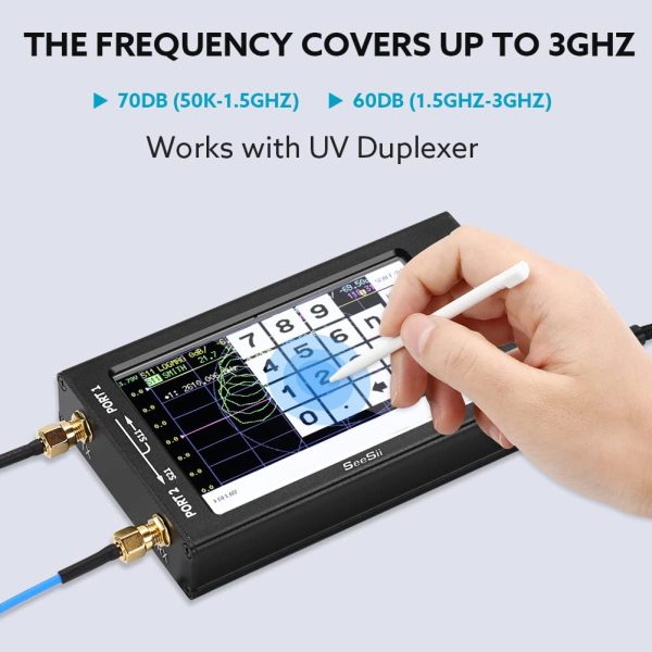 Seesii NanoVNA-F V2 4.3'' Vector Network Analyzer 50kHz-3000MHz - Image 2