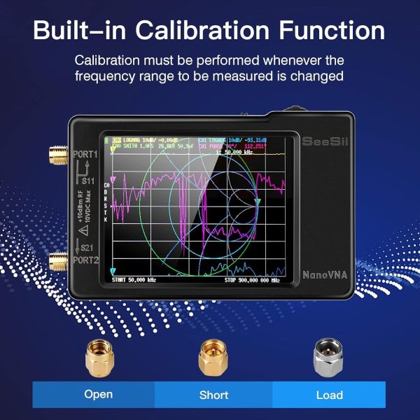 Seesii Nanovna-H 2.8'' Vector Network Analyzer 10KHz-1.5GHz - Image 7