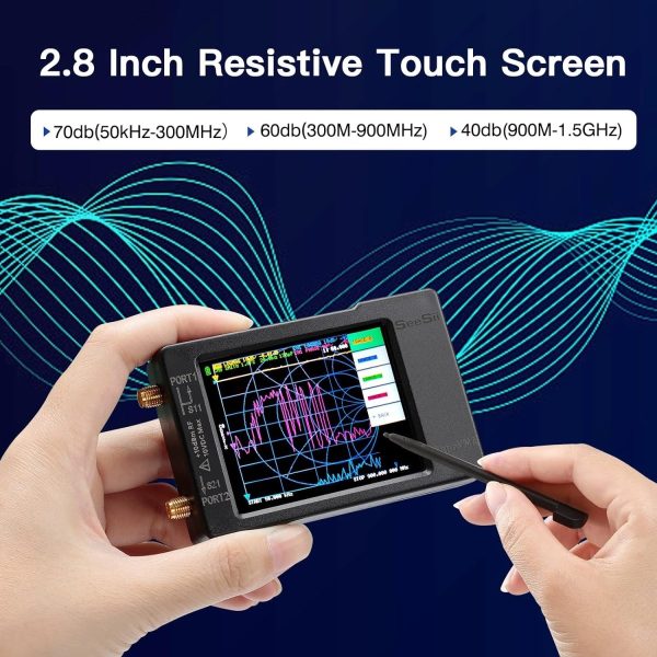 Seesii Nanovna-H 2.8'' Vector Network Analyzer 10KHz-1.5GHz - Image 4