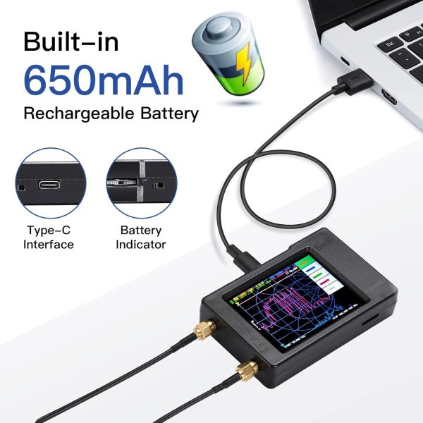 Seesii Nanovna-H 2.8'' Vector Network Analyzer 10KHz-1.5GHz - Image 6