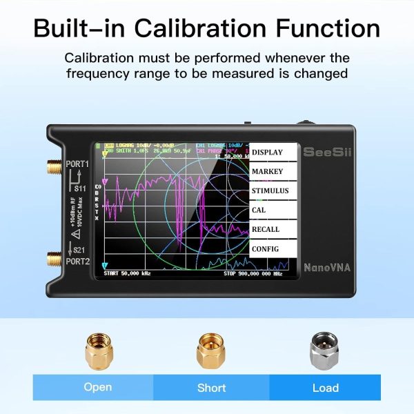 Seesii NanoVNA-H4 4'' Vector Network Analyzer 10KHz-1.5GHz - Image 7