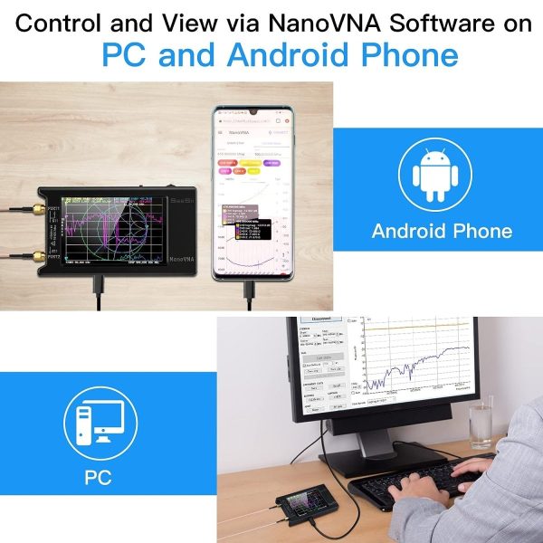 Seesii NanoVNA-H4 4'' Vector Network Analyzer 10KHz-1.5GHz - Image 6