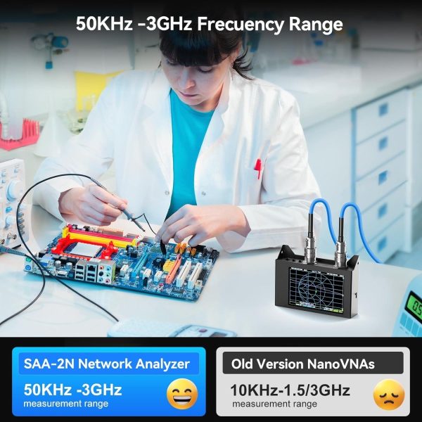 Seesii NanoVna SAA-2N 4'' Antenna Analyzer 50KHz-3GHz - Image 2
