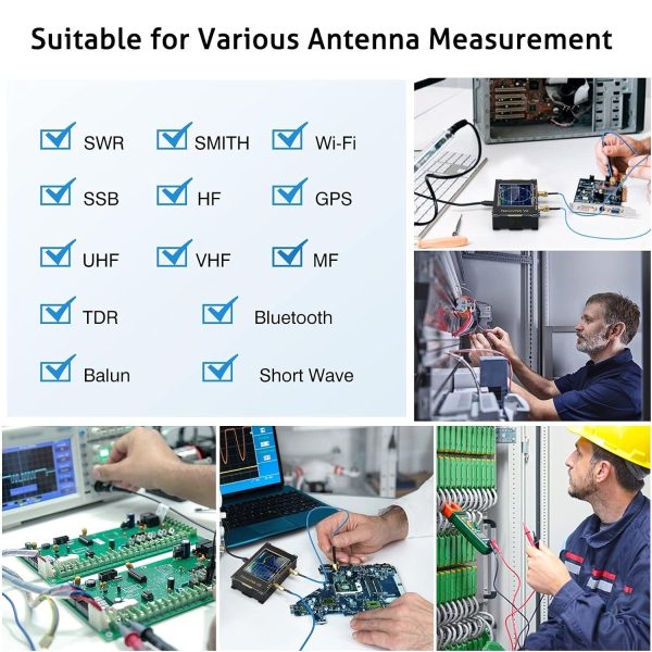 Seesii Nanovna SAA-V2 3.2'' Vector Network Analyzer 10KHz-3GHz - Image 8