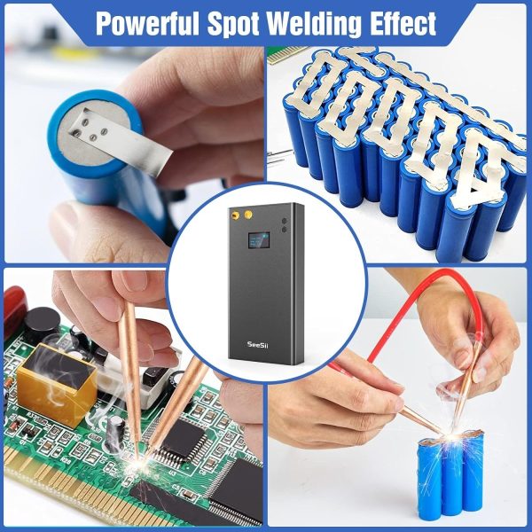 Seesii ‎SE-201 7500mAh Portable Spot Welder 80 Gears Adjustable with LCD Screen - Image 7