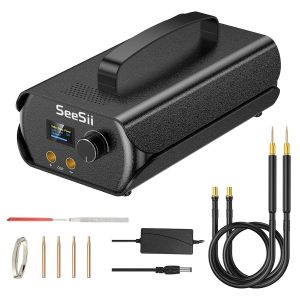 Seesii SE202 Spot Welder with Farad Capacitor 3000F 120 Gears Adjustable