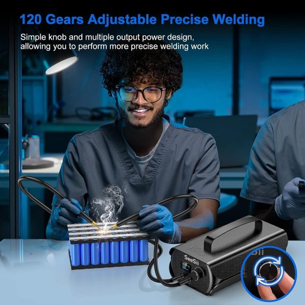 Seesii SE202 Spot Welder with Farad Capacitor 3000F 120 Gears Adjustable - Image 5