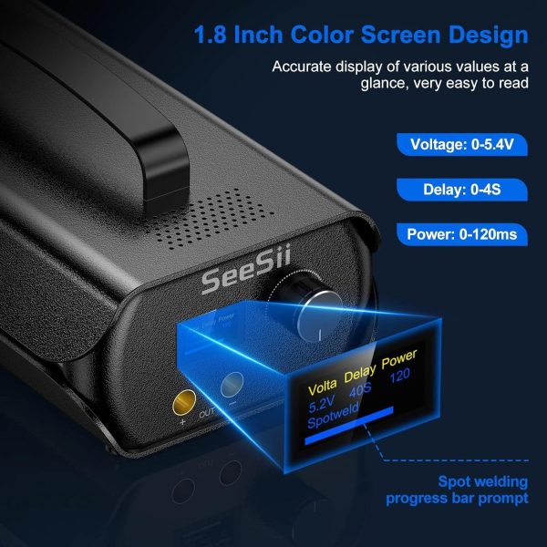 Seesii SE202 Spot Welder with Farad Capacitor 3000F 120 Gears Adjustable - Image 4