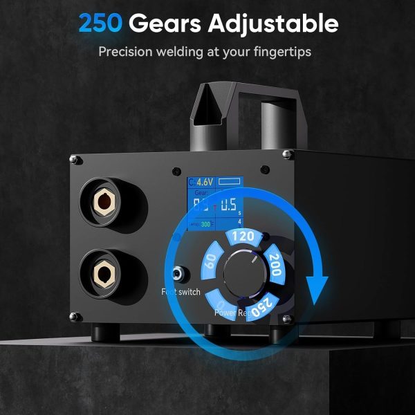 Seesii SE203 Dual Farad Spot Welder 250 Gears 3000F Capacitor with LCD - Image 5