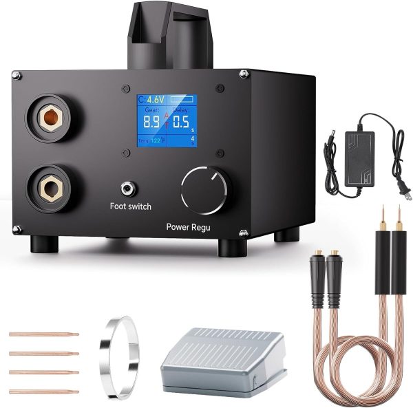 Seesii SE203 Dual Farad Spot Welder 250 Gears 3000F Capacitor with LCD