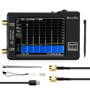SeeSii TinySA 2.8'' Spectrum Analyzer 100kHz-960MHz with ESD Protect