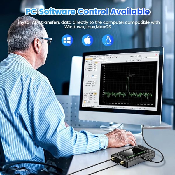 SeeSii TinySA ULTRA 4'' Spectrum Analyzer 100kHz-5.3GHz with 32GB Card - Image 7