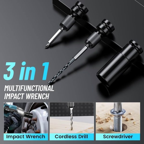 Seesii 1/2 impact wrench with battery and charger - Seesii WH700 - Image 8